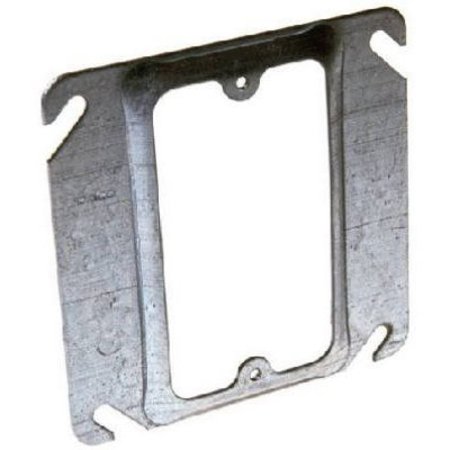RACOORPORATED Electrical Box Cover, 1 Gang, Square, Steel, Raised 8768